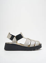 Sandales/Nu pieds argent FLY LONDON pour femme seconde vue