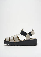 Sandales/Nu pieds argent FLY LONDON pour femme seconde vue