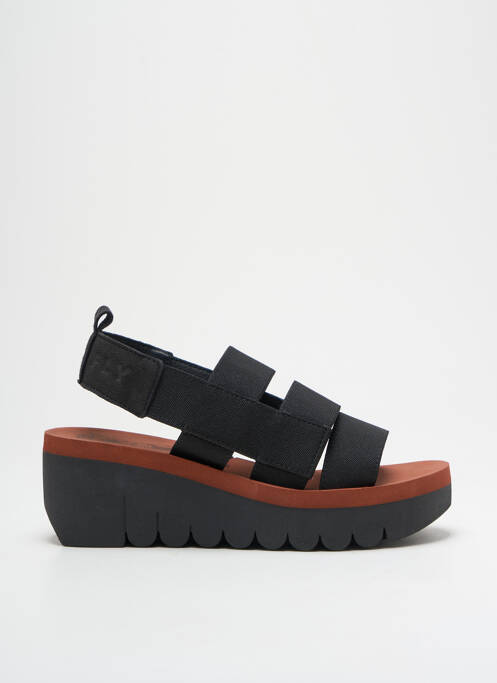 Sandales/Nu pieds noir FLY LONDON pour femme