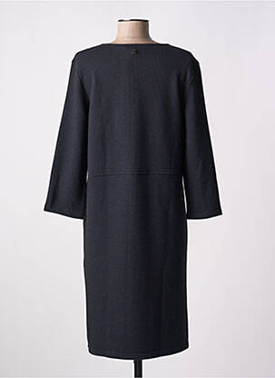 Robe mi-longue manches longues manches longues noir STREET ONE femme