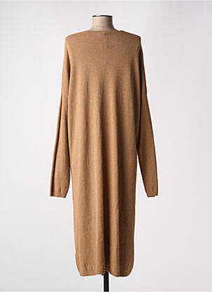 Gilet manches longues stretch marron GEISHA femme
