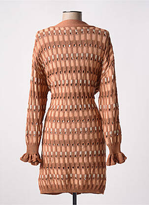 Gilet manches longues coupe cintrée orange NEKANE femme