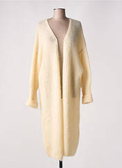 Gilet manches longues beige MOMENT pour femme seconde vue