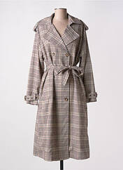 Manteau long marron NEKANE pour femme seconde vue