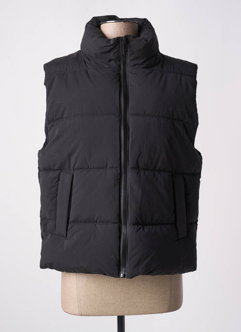 Doudoune poches sans capuche noir GEISHA femme