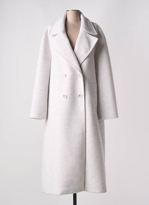 Manteau long gris IMPERIAL pour femme