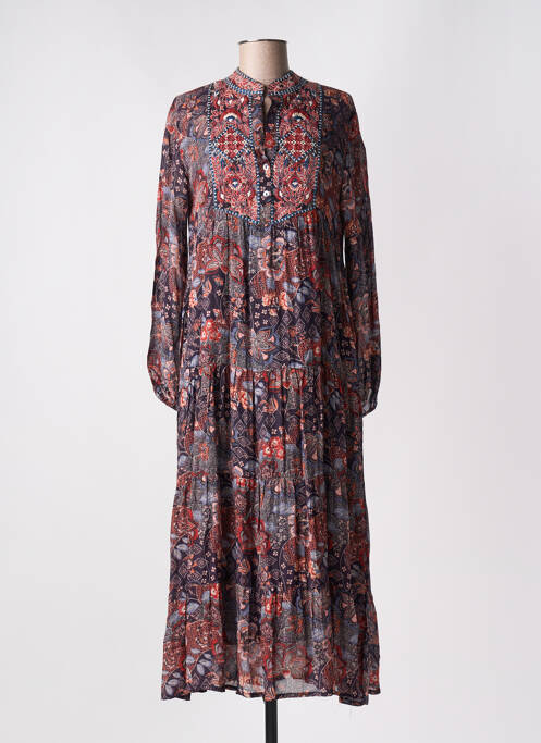 Robe longue bleu MAISON HOTEL pour femme