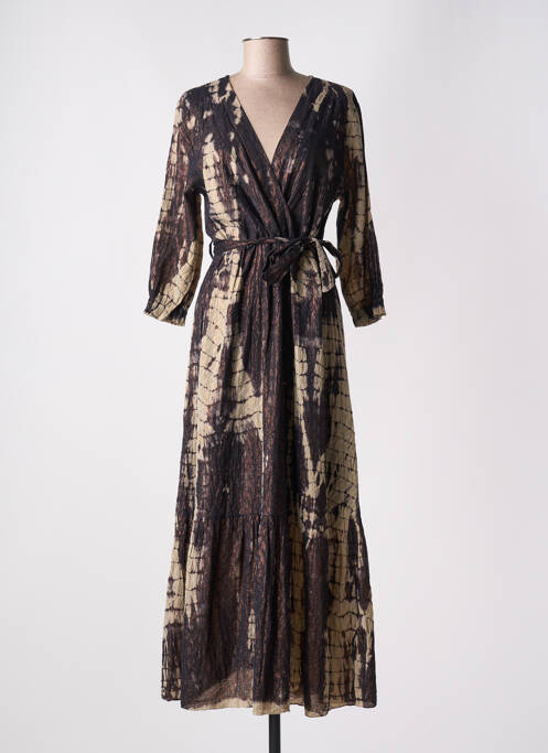 Robe longue noir MAISON HOTEL pour femme
