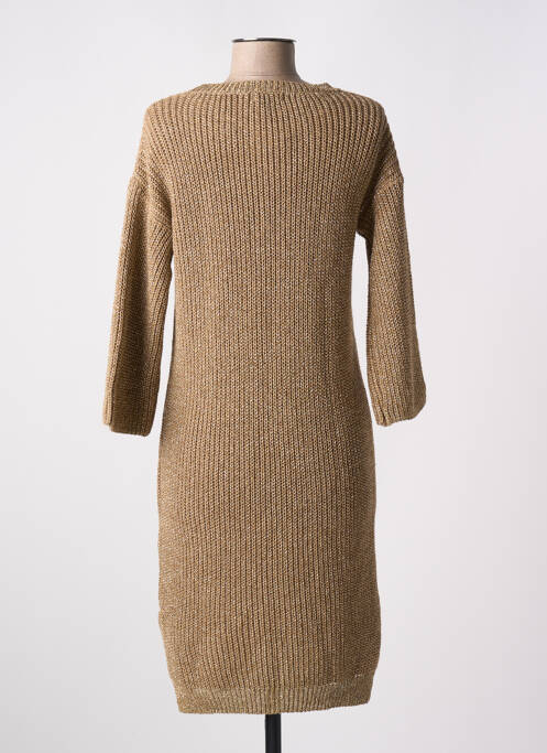 Robe mi-longue or GEISHA pour femme