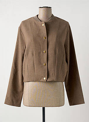 Blouson poches marron GEISHA femme