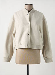 Blouson fermeture pressionnée gris GEISHA femme
