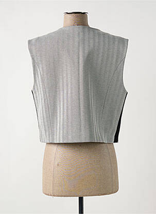 Gilet sans manche fausses poches gris IMPERIAL femme