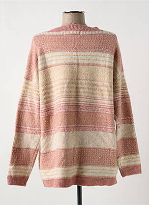 Pull coupe cintrée manches longues rose NEKANE femme
