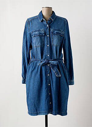 Robe mi-longue bleu STREET ONE pour femme