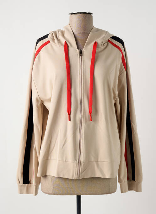 Veste casual col rond beige IMPERIAL femme