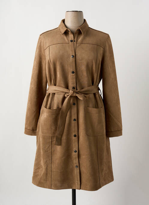 Manteau long marron STREET ONE pour femme