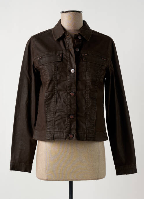 Veste casual marron GEISHA pour femme