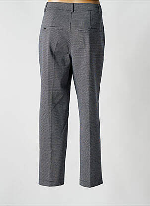 Pantalon chino fermeture zippée sous rabat boutonné taille normale bleu STREET ONE femme