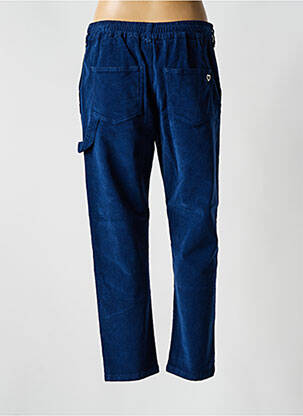 Pantalon droit stretch taille normale bleu PLEASE femme