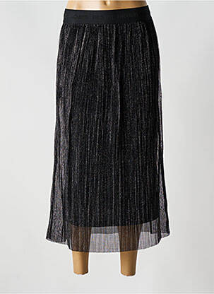 Jupe longue coupe fluide noir STREET ONE femme