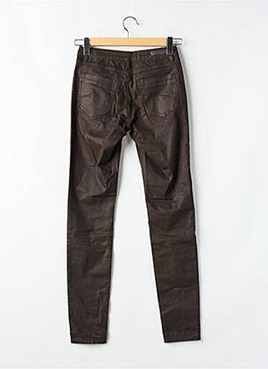 Jeans skinny taille normale taille normale marron GEISHA femme