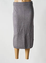Jupe longue gris GEISHA pour femme seconde vue