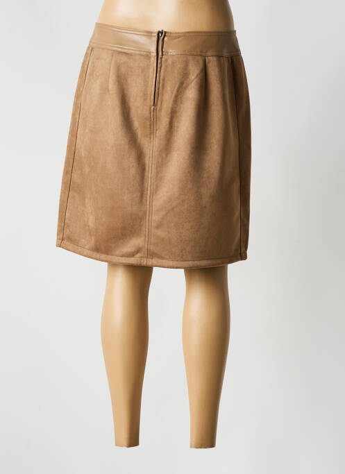 Jupe courte marron STREET ONE pour femme