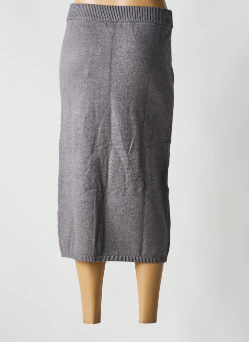 Jupe longue gris GEISHA pour femme