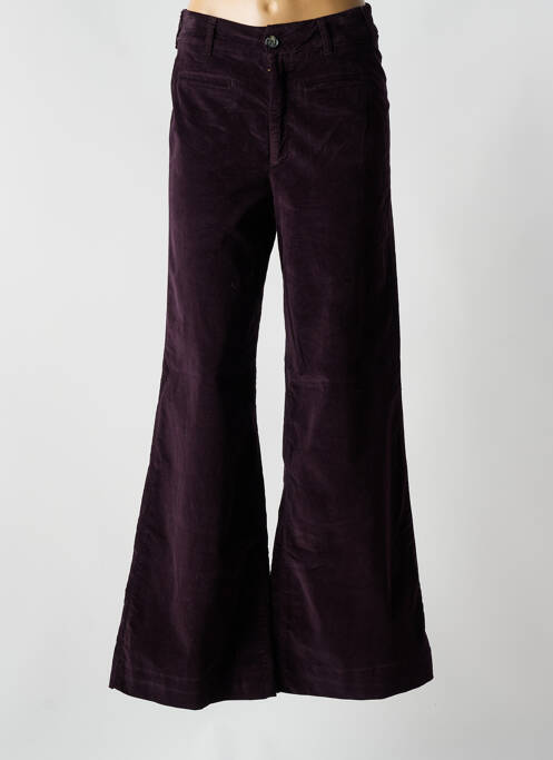 Pantalon flare violet MAISON HOTEL pour femme