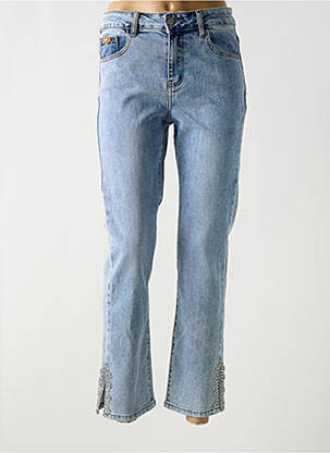 Jeans coupe slim poches bleu NEKANE femme