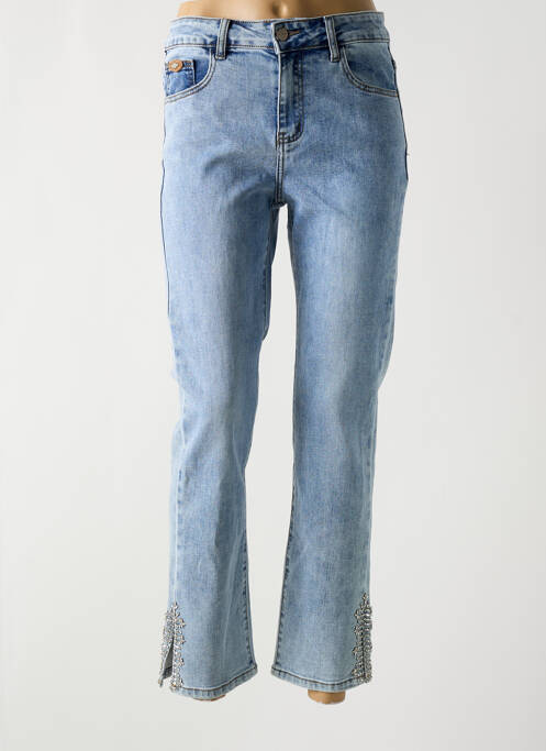 Jeans coupe slim bleu NEKANE pour femme