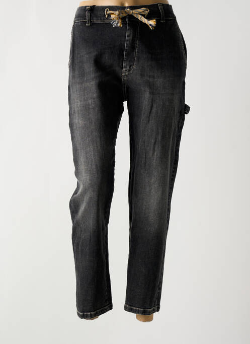 Jeans coupe slim gris PLEASE pour femme