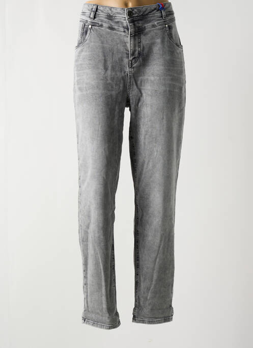 Jeans coupe slim gris STREET ONE pour femme