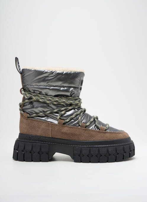Bottines/Boots argent NO NAME pour femme
