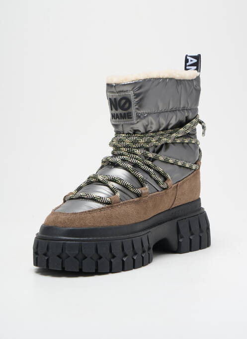 Bottines/Boots argent NO NAME pour femme