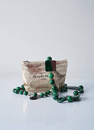 Sautoir vert FRANCINE BRAMLI pour femme