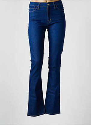 Jeans bootcut taille haute taille haute bleu EDWIN femme