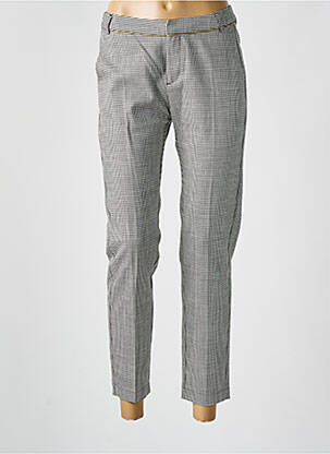 Pantalon 7/8 taille à pinces taille normale noir I.CODE (By IKKS) femme