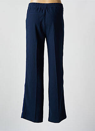 Pantalon droit taille élastique taille normale bleu I.CODE (By IKKS) femme
