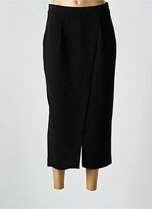 Pantalon 7/8 taille haute taille haute noir I.CODE (By IKKS) femme