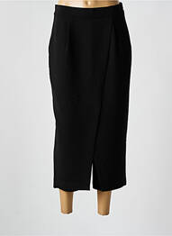 Pantalon 7/8 taille haute taille haute noir I.CODE (By IKKS) femme