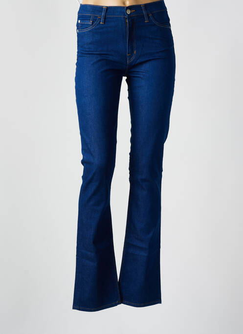 Jeans bootcut taille haute taille haute bleu EDWIN femme