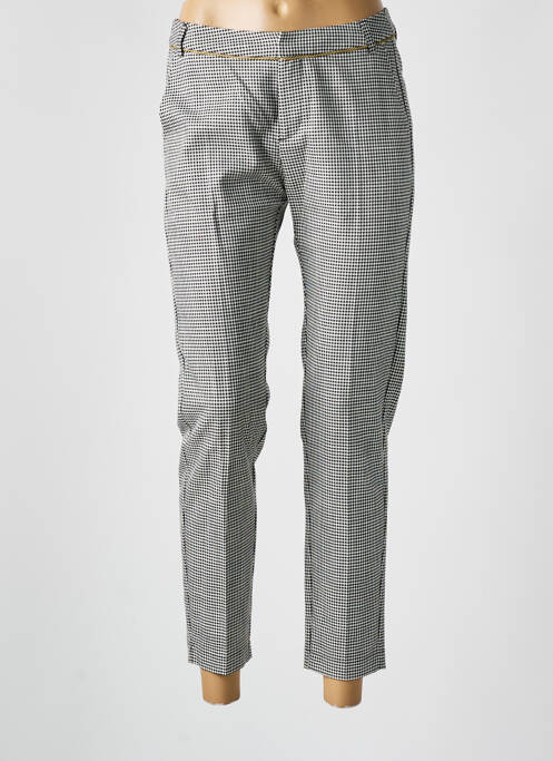 Pantalon 7/8 taille à pinces taille normale noir I.CODE (By IKKS) femme