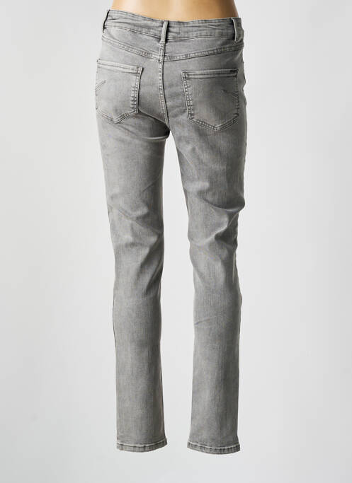 Jeans coupe slim gris I.CODE (By IKKS) pour femme