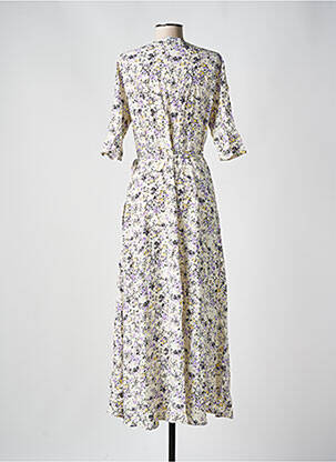 Robe longue manches courtes manches courtes violet MINIMUM femme