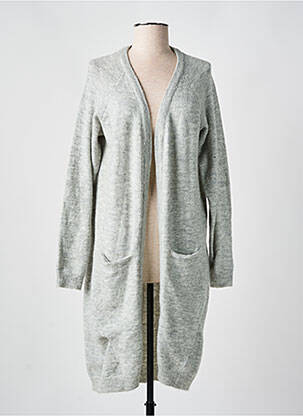Gilet manches longues stretch gris MINIMUM femme