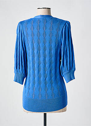 Gilet manches longues manches 3/4 bleu I.CODE (By IKKS) femme