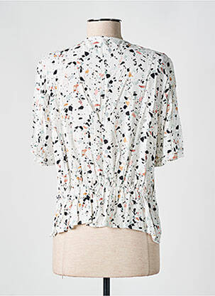 Blouse manches courtes manches courtes blanc I.CODE (By IKKS) femme