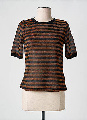 Top stretch manches courtes orange MINIMUM femme