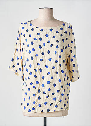 Blouse manches courtes manches courtes beige MINIMUM femme